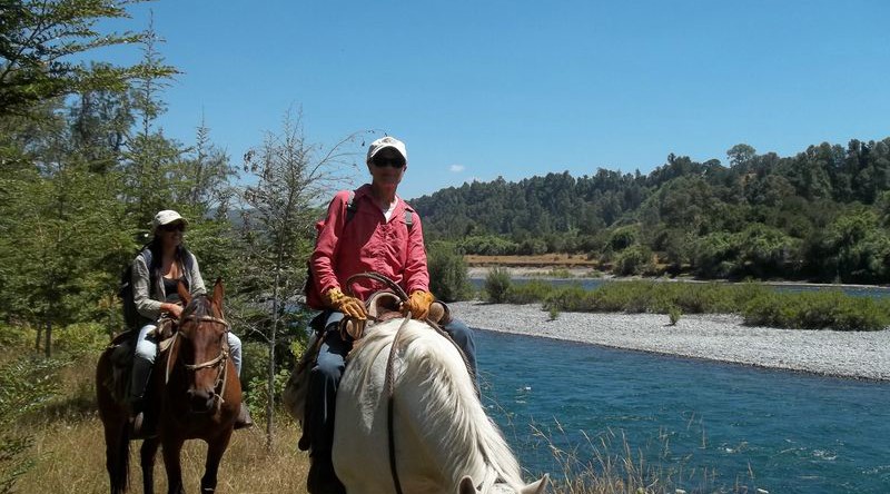 horseback riding lakes district Chile Puerto Montt area